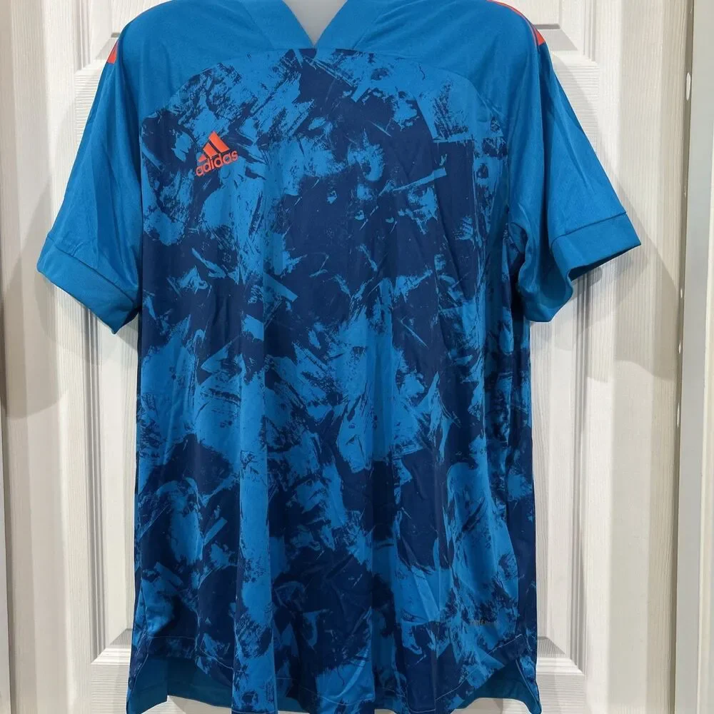 Adidas Condivo 20 Men's L Primeblue Warm Up Practice Jersey Soccer Football